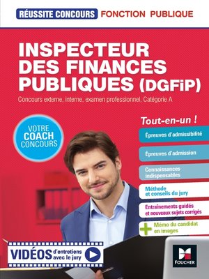 cover image of Réussite Concours Inspecteur des finances publiques DGFIP--Préparation complète